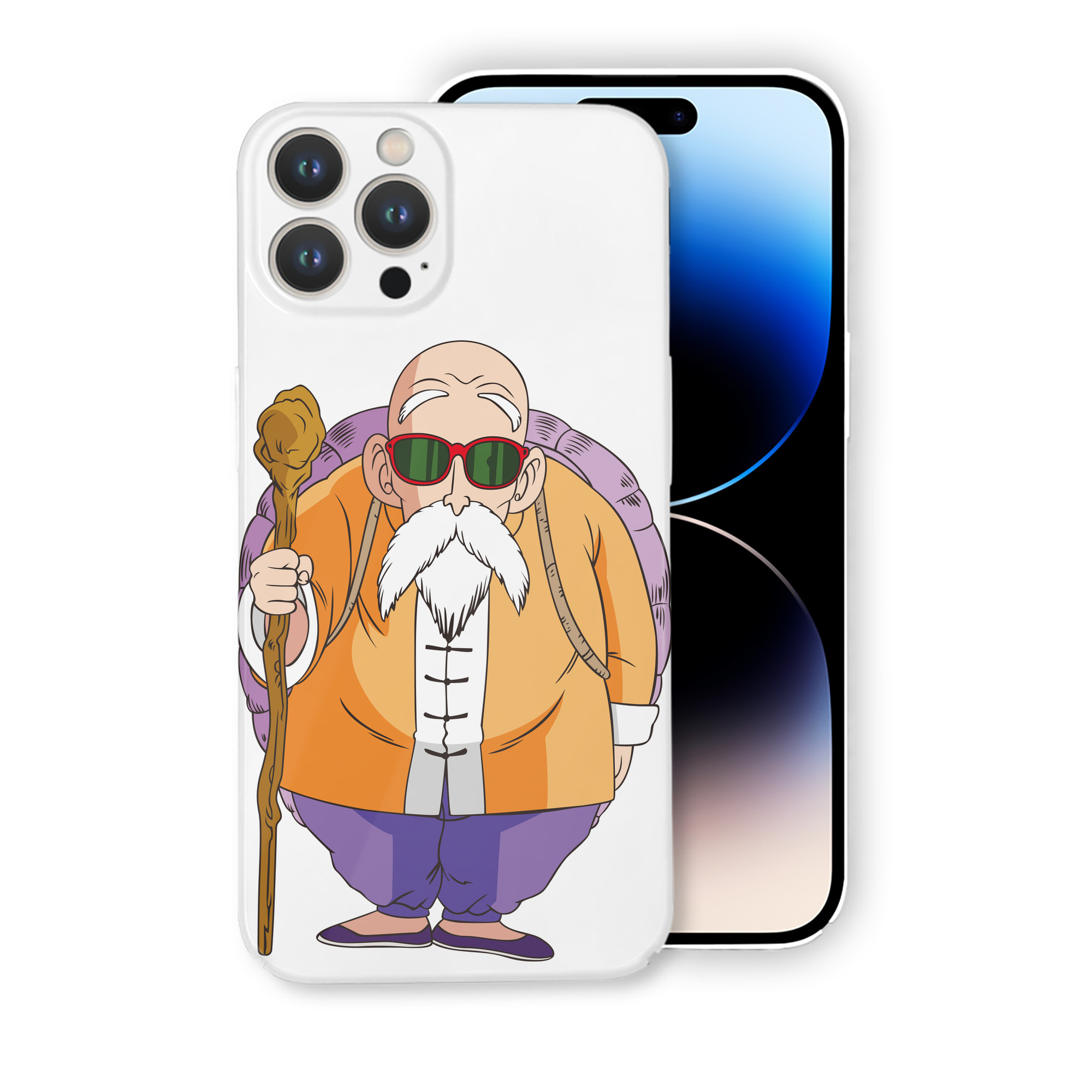 （画像用） ドラゴンボール 亀仙人（かめせんにん） DRAGON BALL Master Roshi Kame Sennin 【iPhone 14シリーズ対応】ハードケース